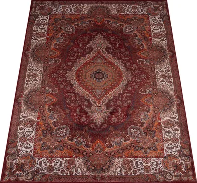 Produktbild von Paco Home Vintage Orientalisch Wohnzimmerteppich Kurzflor Rutschfest Pflegeleicht 120x160 cm