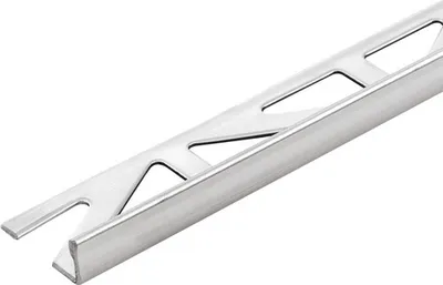 Produktbild von Winkel-Abschlussprofil Dural Durosol Edelstahl Länge 100 cm Höhe 8mm