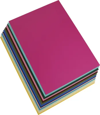 Produktbild von Clairefontaine Tonpapier 50x70cm 2x14 Bogen Lebendige Farben sortiert 97198C