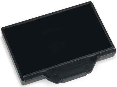 A black ink pad for a stamp.