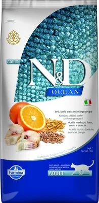 Produktbild von Farmina Pet Food N&D Ocean feline, Adult, Felchen, 5 kg