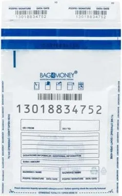 Produktbild von Bankumschläge B5 180 x 245 mm Bag4Money Farblos