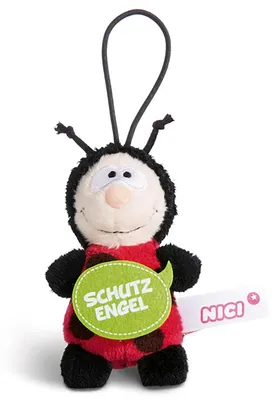 Obrázek produktu pro Nici beruška plyšová s poutkem 8cm anděl strážný,