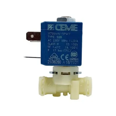 Close-up of a CEME solenoid valve.