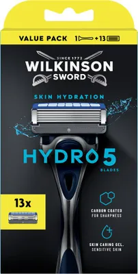 Immagine prodotto di Hydro 5 Rasoio con protezione per la pelle +  13 testine