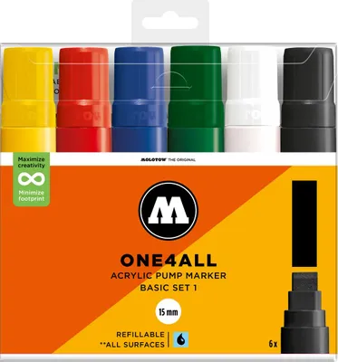 Produktbild von Molotow Acrylmarker One4All 627HS Basic Set 1