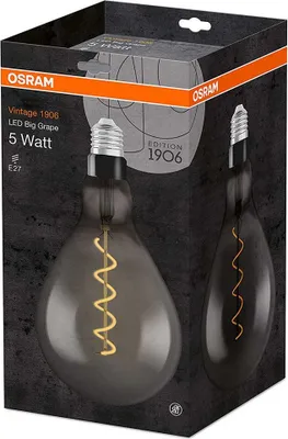 Image de Osram Vintage 1906 LED bulb Warm comfort light 1800 K 5 W E27 G