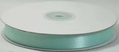 Satinband 15 mm x 50 m, Tiffany-Grün, satiniert