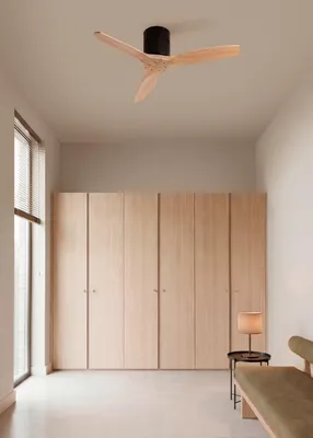 Produktbild von WIND CALM NATURAL WOOD - Leiser Deckenventilator 40W 100% Holz