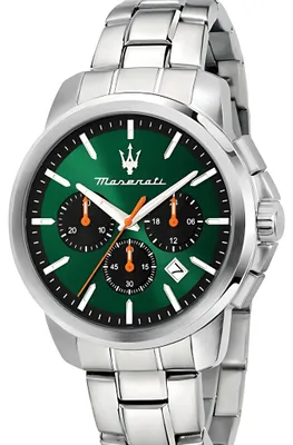 Produktbild von Maserati Successo Herrenuhr Chronograph 42mm Silber
