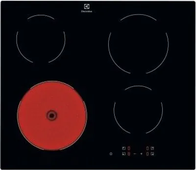 Obrázek produktu pro Electrolux LRR6430CK, Černá, Nerezová ocel, Vestavěné, 60 cm, Keramický, Keramický, 4 zóna/zón