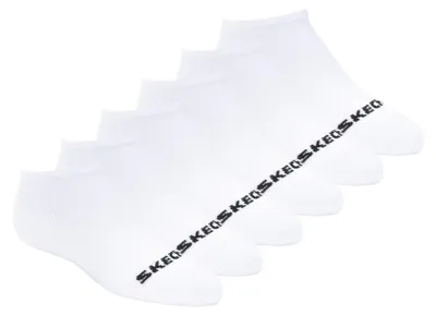 Produktbild von Skechers Jungen No-Show Socken 6er-Pack Weiß Größe S