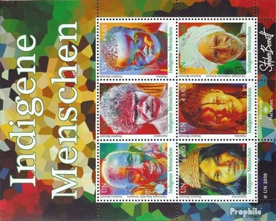 Produktbild von Briefmarken UNO - Wien 2009 Mi Block25 (kompl.Ausg.) FDC Indigene Menschen