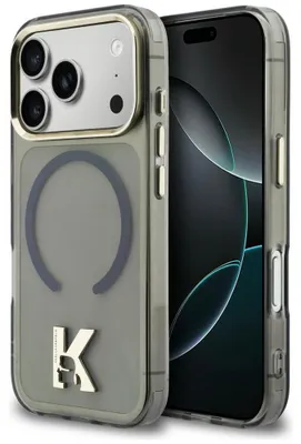 Obrázok produktu pre Puzdro Karl Lagerfeld Iml K Head Logo Magsafe pre iPhone 17 Pro, čierne