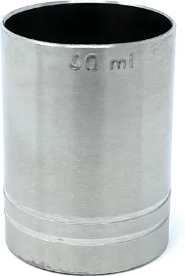 Produktbild von Messbecher Cocktail 40 ml Edelstahl Barmaß Jigger 4 cl Dosierer Alkohol Bar