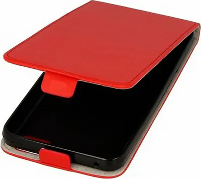 Produktbild von Flip Schutz Hülle für Samsung Galaxy A3 Rot Kunstleder Slim Flex
