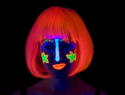 Produktbild von Neon-Effekt-Farbe, gelb, 12ml