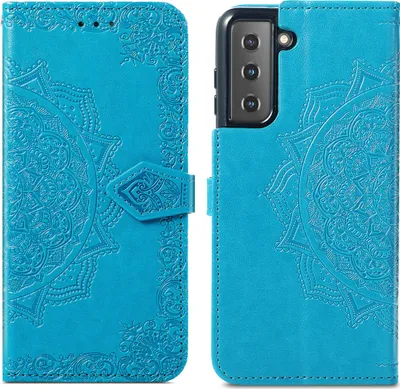 Obrázek produktu pro imoshion Mandala skládací pouzdro Samsung Galaxy S21 – tyrkysové