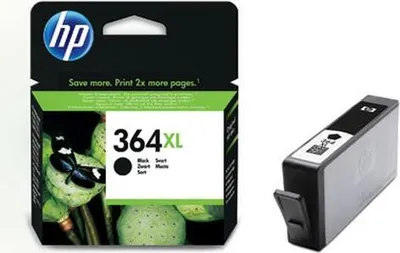 Obrázek produktu pro HP 364XL Černá originální inkoustová kazeta s vysokou výtěžností, Vysoká (XL) výtěžnost, Černá, Inkoust na pigmentové bázi, 1 kusů, 550 str.