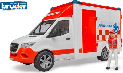 Obrázok produktu pre BRUDER 02676, Súprava vozidla, 3 rok / roky, Akrylonitrilbutadienstyren (ABS), Oranžová, Biela