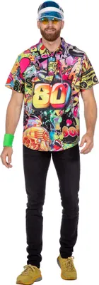 Produktbild von 80er Jahre Party Hemd Größe: M