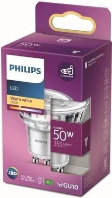 Produktbild von LED Lampe, GU10, 50W Äquivalent, Warmweiß, Nicht Dimmbar,