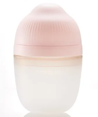 Obrázek produktu pro Mombella Kojenecká láhev 210ml Antikolikový silikonový starorůžový