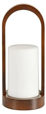 Produktbild von 4 Duni LED Halter Easy Walnut braun-weiss 206431