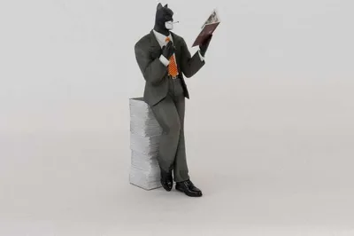Produktbild von Blacksad: Blacksad auf einem Stapel von Comics Figur