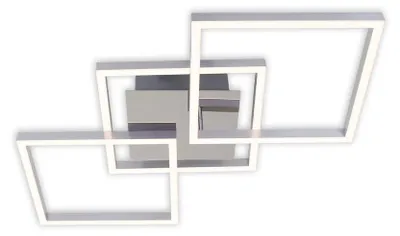 Immagine prodotto di Lampada da soffitto LED dimmerabile orientabile 36 W argento metallo-plastica IP20 Briloner
