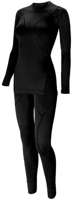 Produktbild von Damen Thermounterwäsche Set Seamless Funktionsunterwäsche atmungsaktiv & wärmend