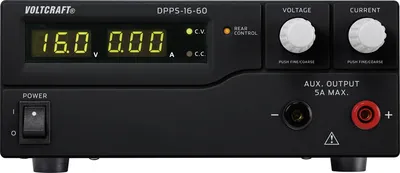 Immagine prodotto di VOLTCRAFT Alimentatore da laboratorio, regolabile DPPS-16-60 1 - 16 V/DC 0 - 60 A 960 W USB programmabile Numero di uscite 1 x (DPP