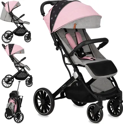 Produktbild von MoMi ESTELLE PLUS LIGHT Buggy Grau - leicht, und anpassbar bis 22 kg