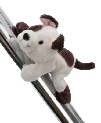 Image de Chien Nici Magnet blanc/marron, 12 cm, chien en peluche