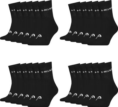 Produktbild von 12 Paar HEAD Uni Short Crew Socken Baumwolle Blend Sport Socks