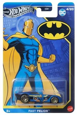 Produktbild von Hot Wheels Batman Silver Series Fast Felion Spielzeugauto
