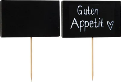 Image de PAPSTAR 87201 PAPSTAR Piques à fingerfood "Blackboard", longueur : 90 mm