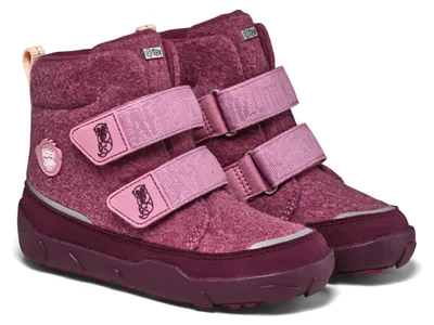 Produktbild von Affenzahn Wolle Comfy Otter Klettstiefel Rosa : 23