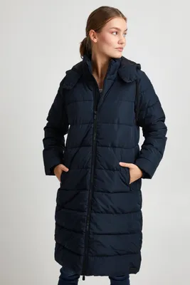 Produktbild von OXMO OXSoliana Damen Steppmantel Wintermantel Winterjacke gefüttert