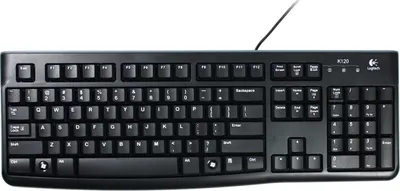 Obrázek produktu pro Logitech K120 for Business, Plná velikost (100 %), Kabel, USB, QWERTY, Černá