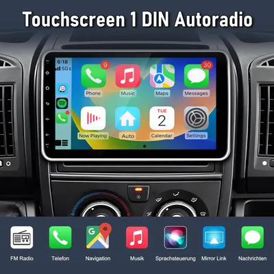 Produktbild von 10,1 Zoll Android 15 Carplay Autoradio für Fiat Ducato 2006-2023 GPS Navi WIFI BT DAB+ SWC USB DSP RDS 2GB+64GB