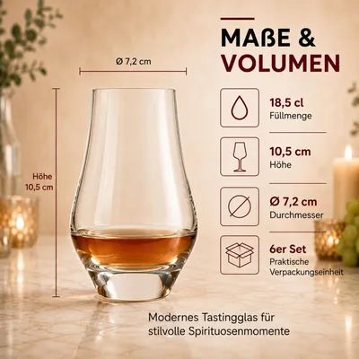 Produktbild von Onis Arôme Spirits Tasting Glass 18,5 cl - 6 Stck. -Spülmaschinenfest-
