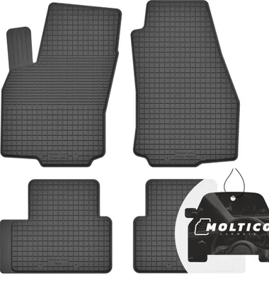 Produktbild von Gummimatten mit Rand Auto Fußmatten Gummi Automatten Passgenau 4-teilig Set - passend für Saab 900 II 1993-1999