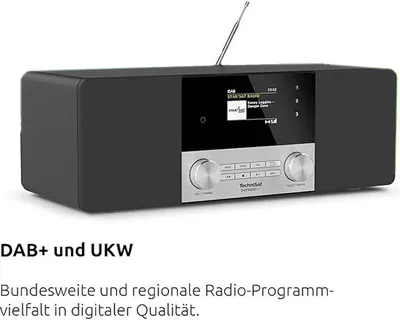 Image de TechniSat 0000/3937 TechniSat DIGITRADIO 4 C Radio schwarz, silber