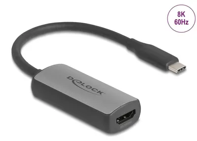 Produktbild von Delock USB Type-C  Adapter zu HDMI (DP Alt Mode) 8K 60 Hz mit HDR und HDCP