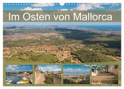 Produktbild von Kalender 2027 · US-Version · Ostmallorca (Wandkalender 2027 17" × 12" Querformat), CALVENDO 12-Monats-Wandkalender