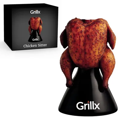 Produktbild von Grillx Beer Can Chicken Sitter - BBQ und Ofen - Bierhähnchen - Kamado - Barbecue