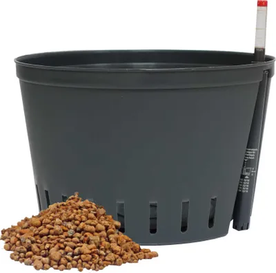 Produktbild von Set3 Kulturtopf + Wasserstandsanzeiger + Blähton 4 - 8 mm Hydropflanzen Ø 32 cm Höhe 19 cm