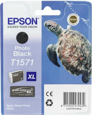 Produktbild von Epson Tintenpatrone photo schwarz T 157             T 1571