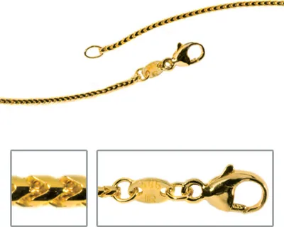 Produktbild von JOBO Bingokette 585 Gelbgold 1,2 mm 38 cm Gold Kette Halskette Karabiner